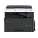 Bizhub 225i 22ppm, N&B RAM 256Mo, 
carte reseau écran LCD, Cassette 250f, 
bypass 100f,
*DF633  Chargeur documenbts 
*AD509    Unite recto verso 