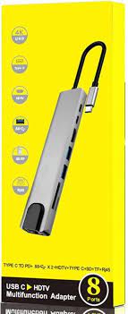 ADAPTATEUR TYPE C 8 IN 1