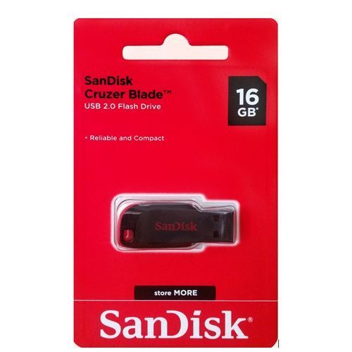 Cle Usb 16Go Sandisk  2.0 Plastique 