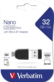 Cle Usb 32Go Verbatim OTG  2.0 Plastique 