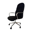 CHAISE PRESIDENT MEHDIA PLUS 66P AVEC TETIERE EN TISSU BRANCHE CHROME