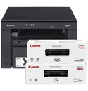 Imprimante Canon MF3010 A4 Multifonction Laser Monochrome +2 Toners 725 Original (5252B034AA) 